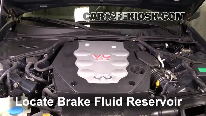 2005 Infiniti G35 3.5L V6 Coupe (2 Door) Brake Fluid
